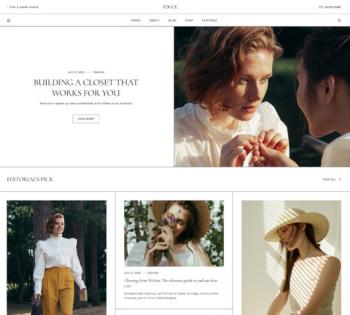 JA Vogue - Fashion and Beauty Blog Magazine Template